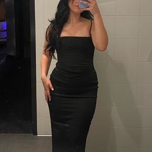 House of CB - Anais Black Corset Dress